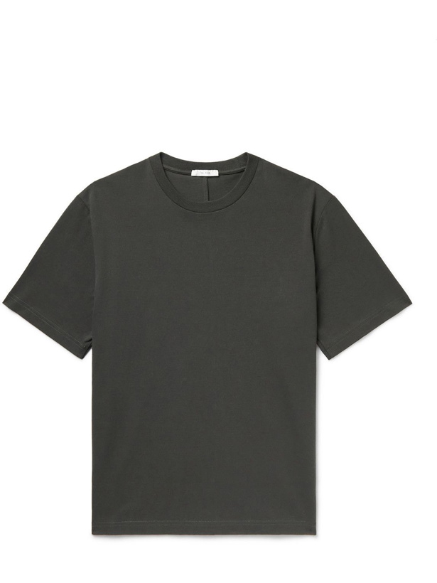 Photo: The Row - Errigal Cotton-Jersey T-Shirt - Gray