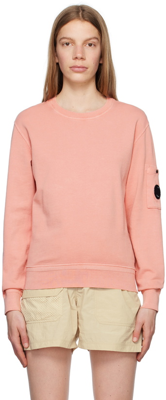 Photo: C.P. Company Pink Lens Sweatshirt