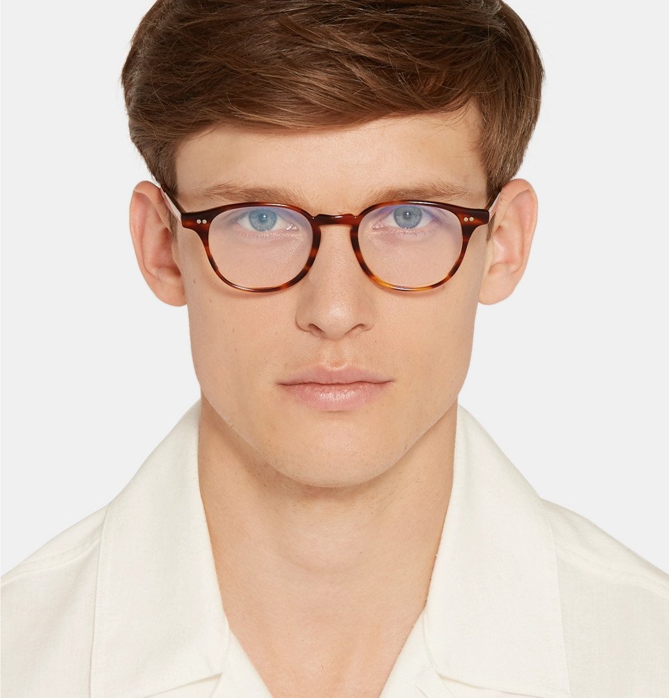 Cutler And Gross Round Frame Tortoiseshell Acetate Optical Glasses Tortoiseshell Cutler And 