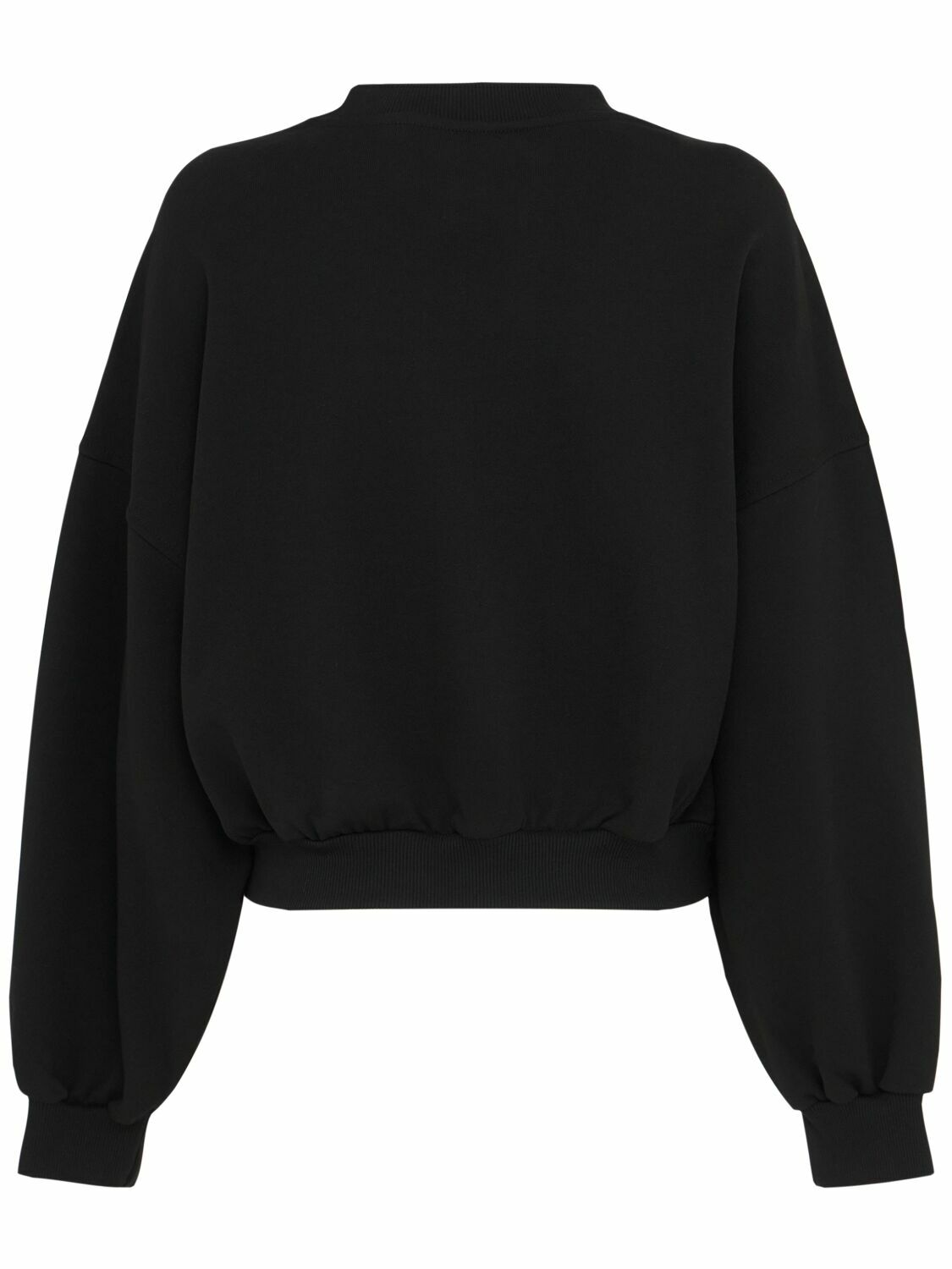 FIORUCCI Cupid Love Club Print Crop Sweatshirt