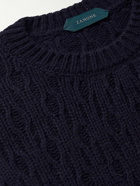 Incotex - Alpaca and Virgin Wool-Blend Sweater - Blue