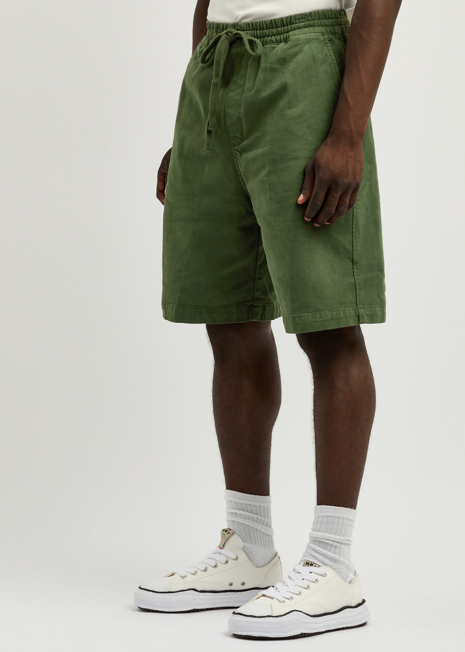 Carhartt Wip Floyd Stretch-cotton Shorts Dark Green