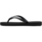 Balenciaga Black Logo Flip-Flops