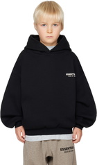 Fear of God ESSENTIALS Kids Black Fleece Hoodie