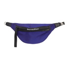 Neil Barrett Blue Backwards Logo Waist Pouch