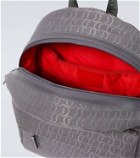 Christian Louboutin Zip N Flap logo jacquard backpack
