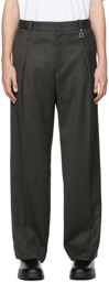 Wooyoungmi Gray Tapered Trousers