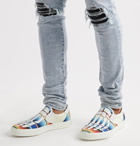 AMIRI - Baja Skel-Toe Canvas and Leather Slip-On Sneakers - Multi