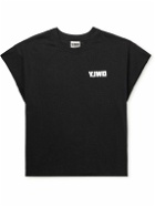 Y,IWO - Hardwear Cropped Logo-Print Cotton-Jersey T-Shirt - Black