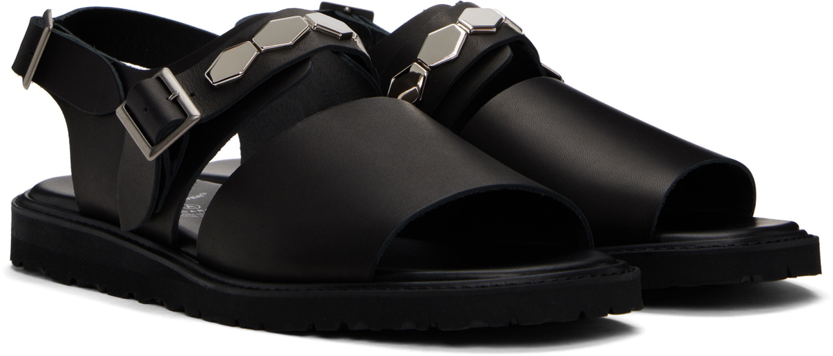 UNDERCOVER Black foot the coacher Edition UP1E4F01 Sandals
