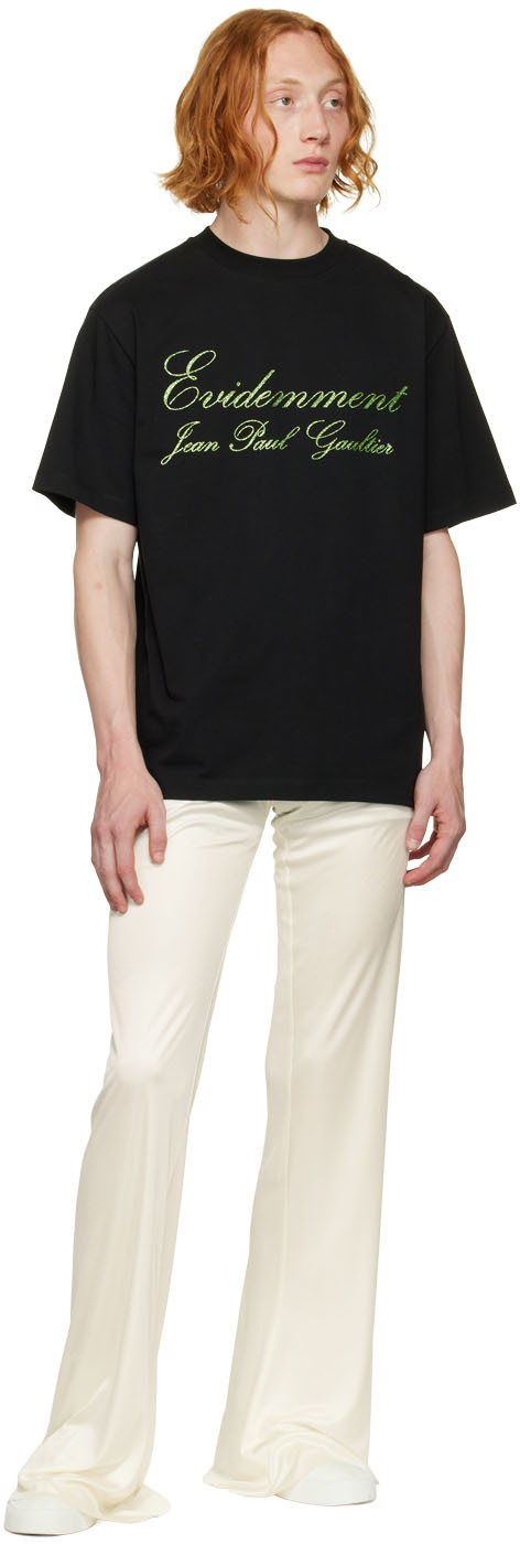 Jean Paul Gaultier Black Printed T-Shirt Jean Paul Gaultier