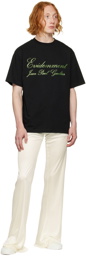 Jean Paul Gaultier Black Printed T-Shirt
