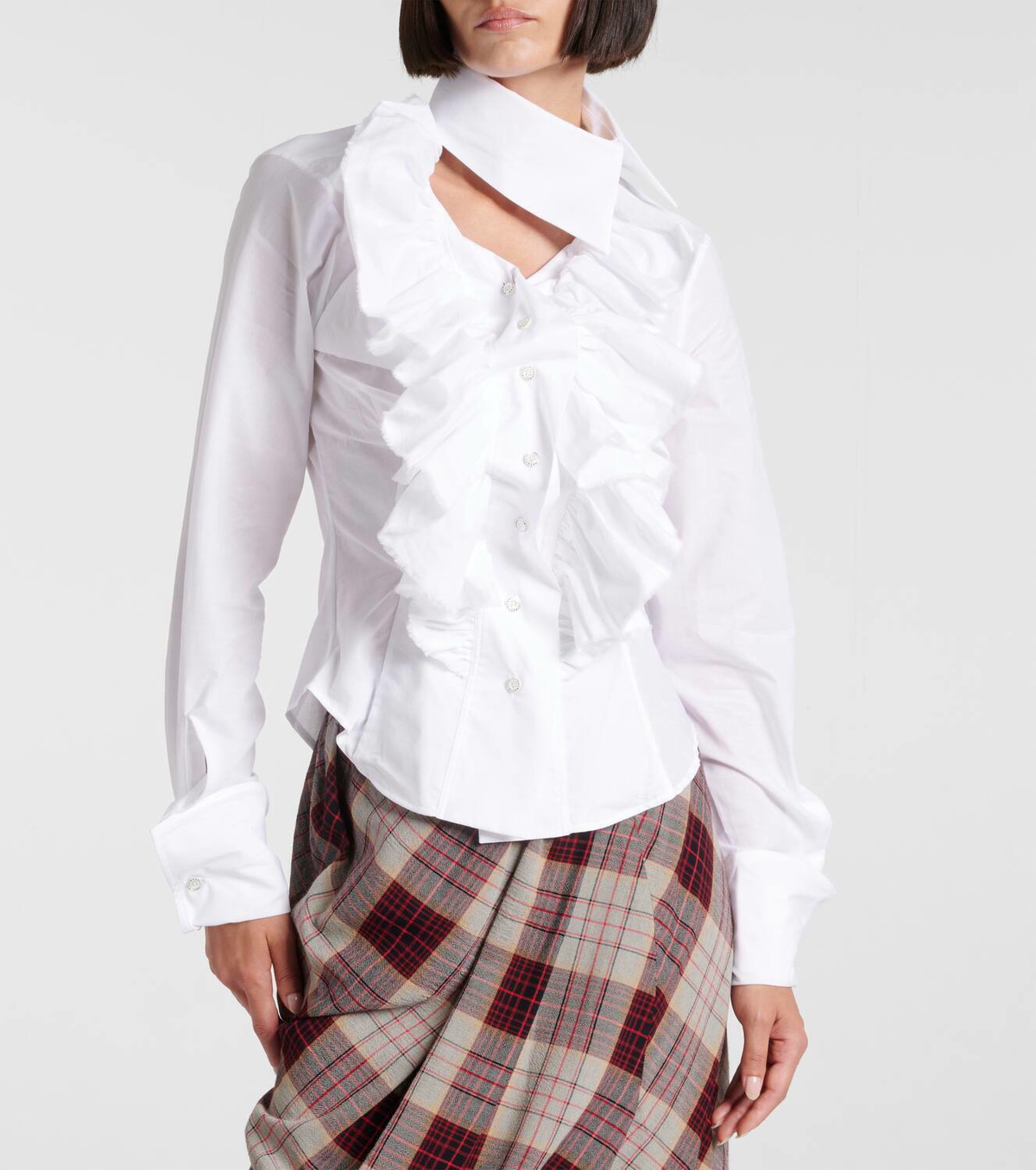 Vivienne Westwood Wizard Frill ruffled cotton shirt Vivienne Westwood
