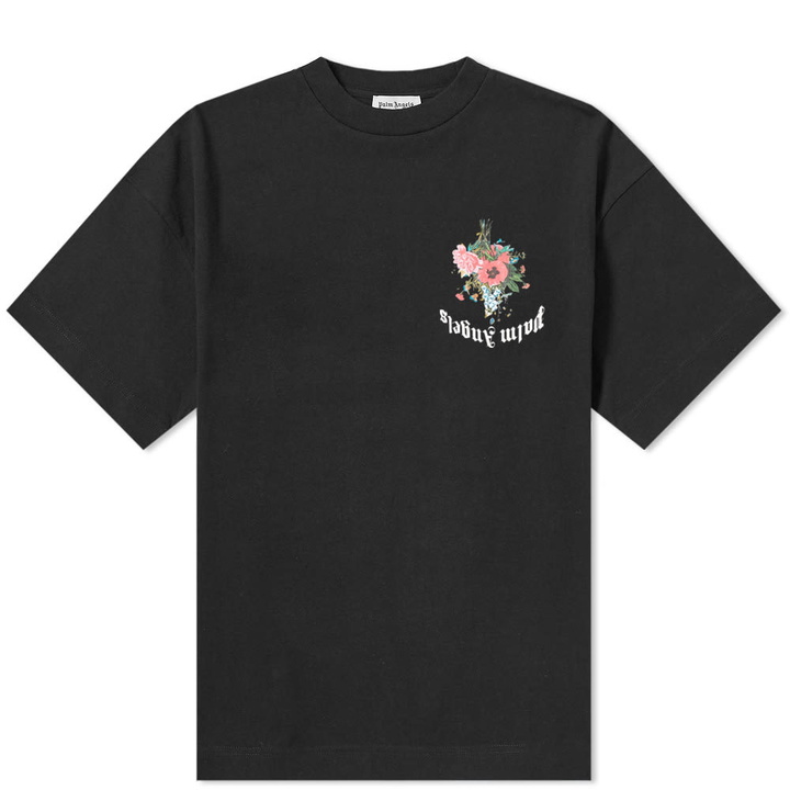 Photo: Palm Angels Flowers Printed Tee Black