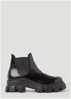 Monolith Leather Chelsea Boots in Black