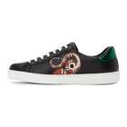 Gucci Black Snake New Ace Sneakers