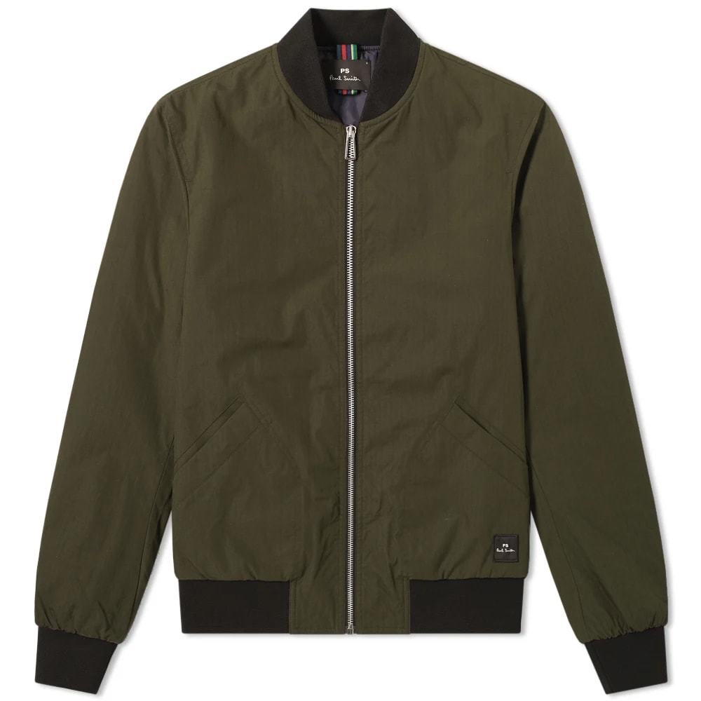 Paul Smith Ripstop Bomber Jacket Khaki Paul Shark