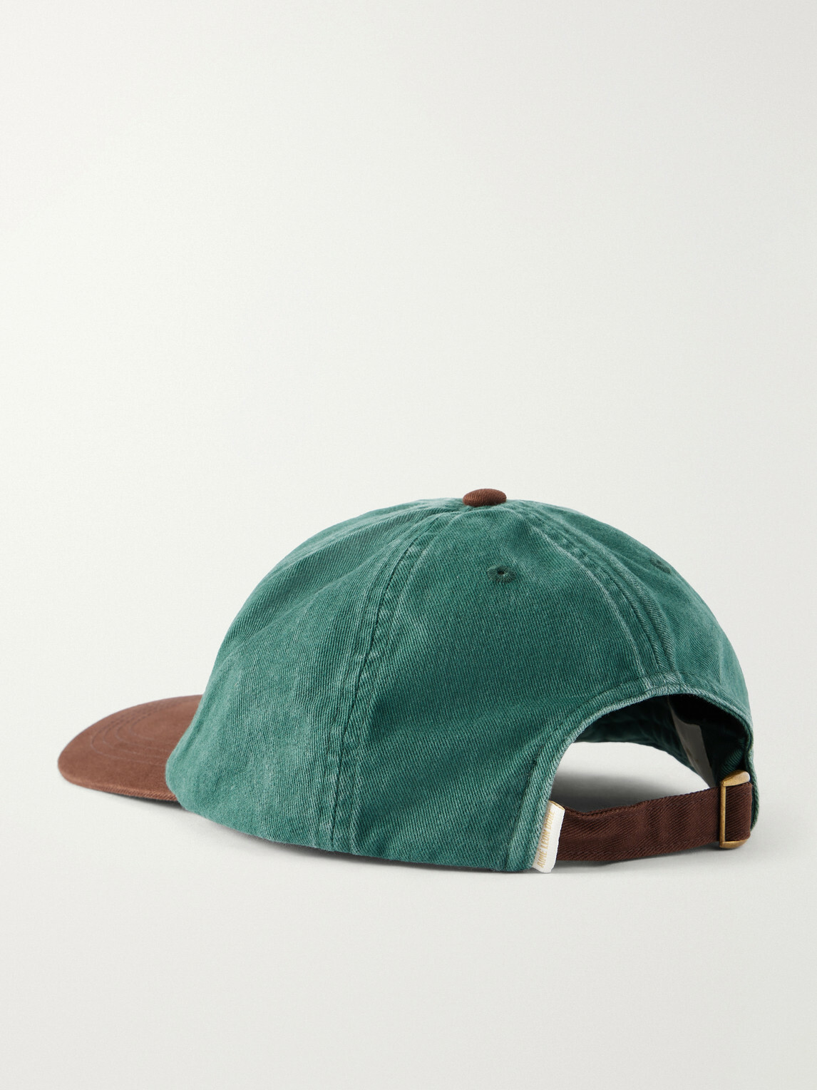 Aimé Leon Dore - Logo-Embroidered Pigment-Dyed Cotton Baseball Cap - Green