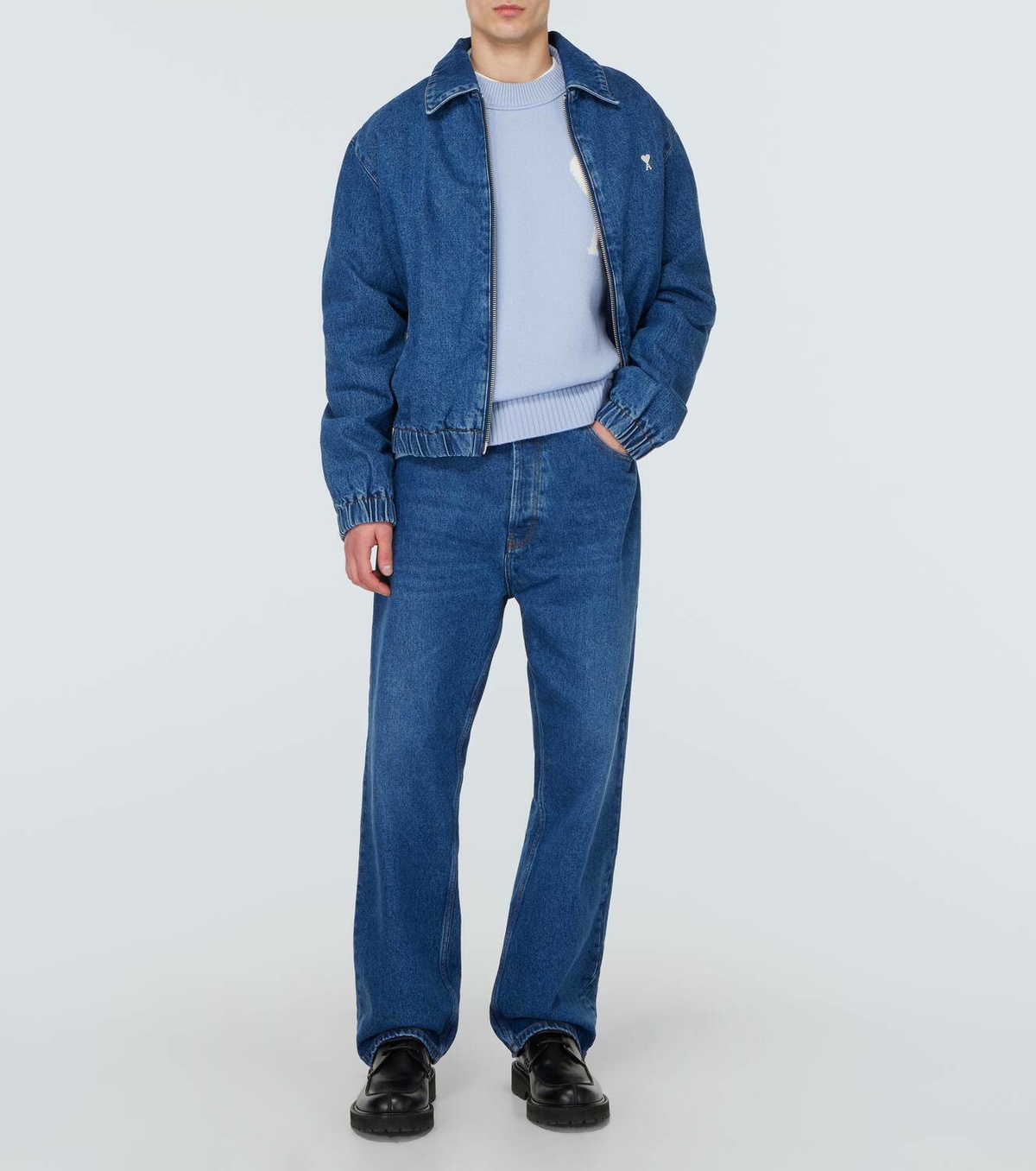 Ami Paris Ami De Cœur wool sweater