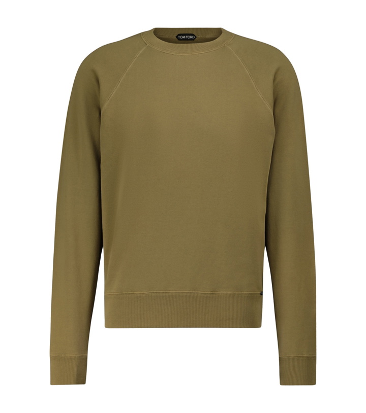 Photo: Tom Ford - Cotton raglan sweatshirt