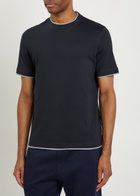 Brunello Cucinelli Cotton T-shirt Navy