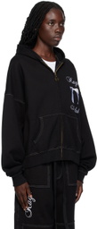 Raga Malak Black Zip Hoodie
