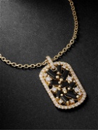 Suzanne Kalan - Gold, Sapphire and Diamond Pendant Necklace