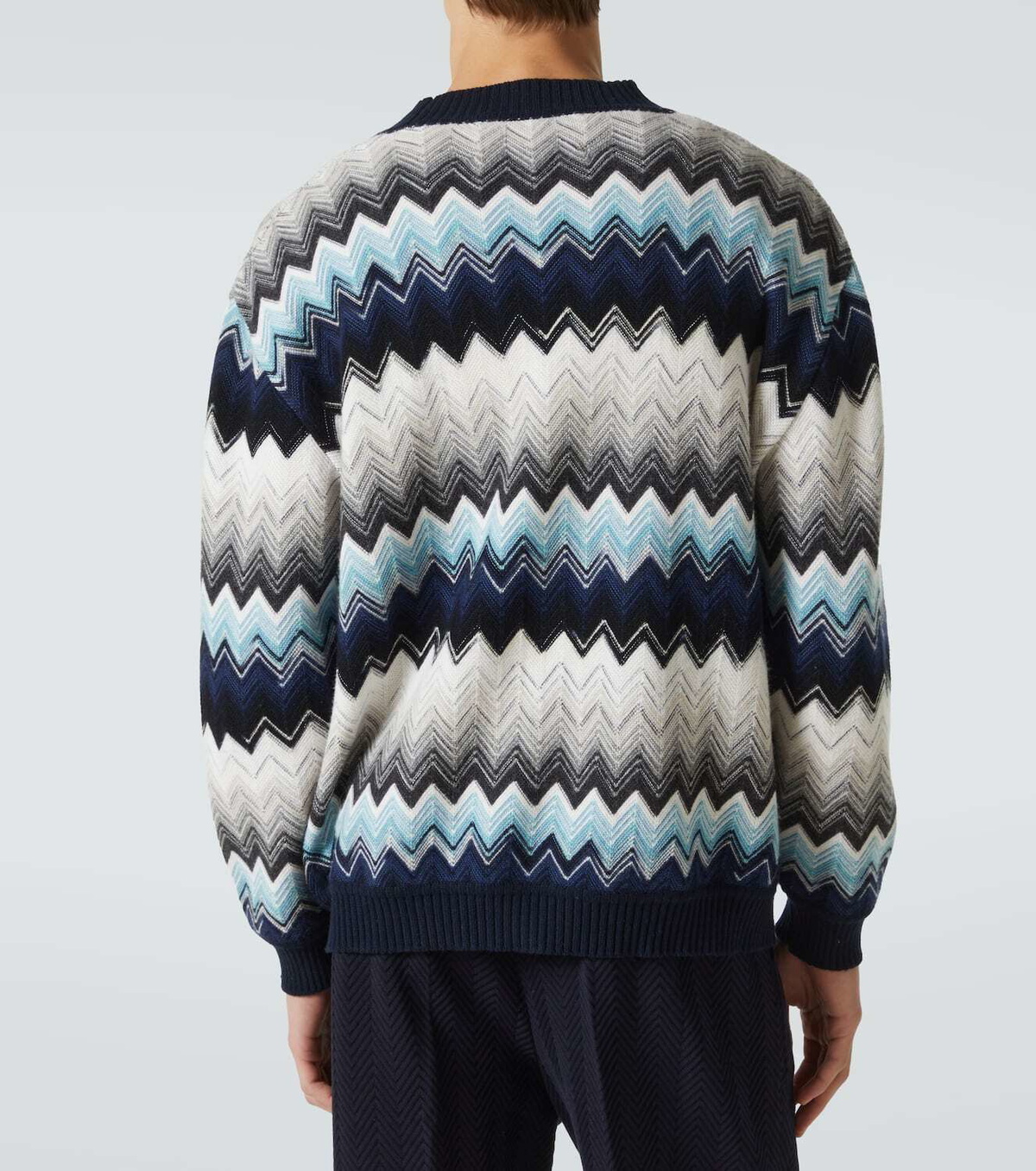 Missoni Zigzag wool and cotton cardigan