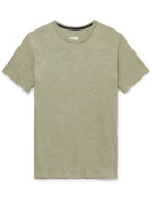 Rag & Bone - Classic Flame Slub Organic Cotton-Jersey T-Shirt - Green