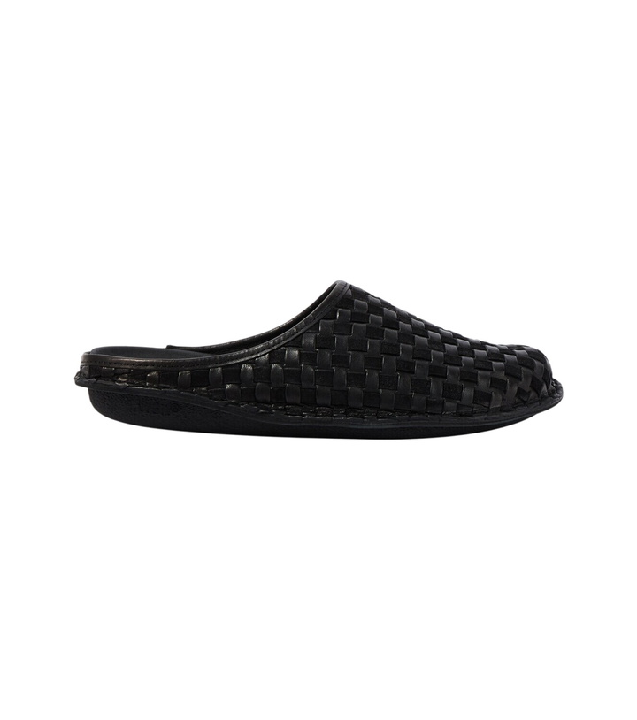 Photo: Comme des Garçons Homme x VIBAe leather and suede mules