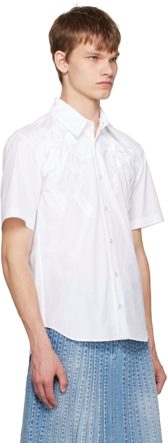 Stefan Cooke White Bows Shirt Stefan Cooke