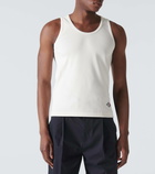 Bottega Veneta Logo ribbed-knit cotton tank top