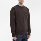 Isabel Marant Men's Mike Logo Crew Sweat in Faded Black