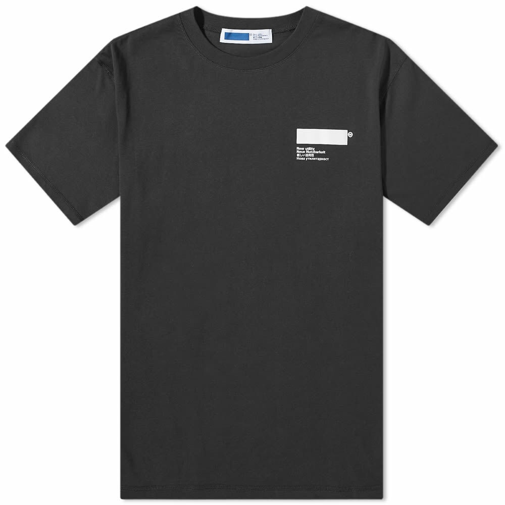 Photo: AFFIX Men's Standardised Logo T-Shirt in Deep Black