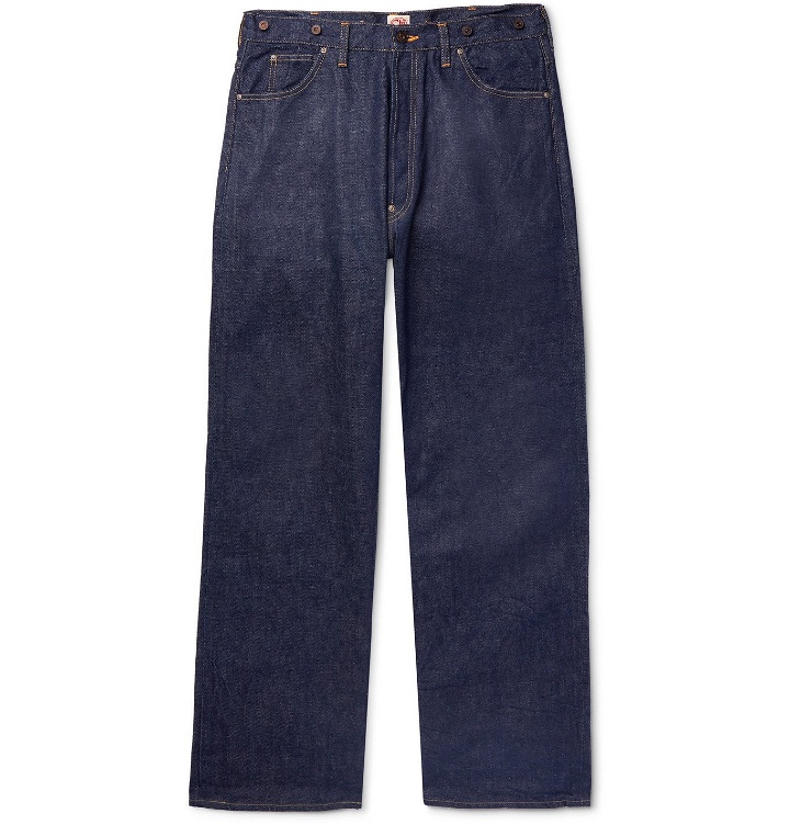 Photo: Chimala - Wide-Leg Selvedge Denim Jeans - Blue