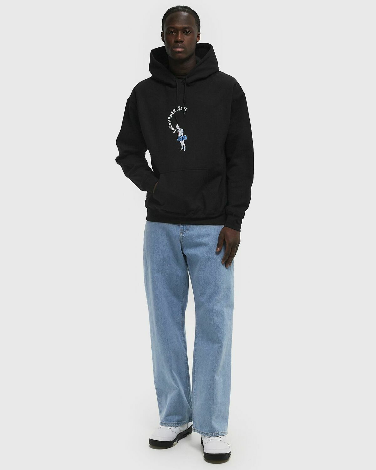 Fucking Awesome Mouth Girl Hoodie Black Mens Hoody