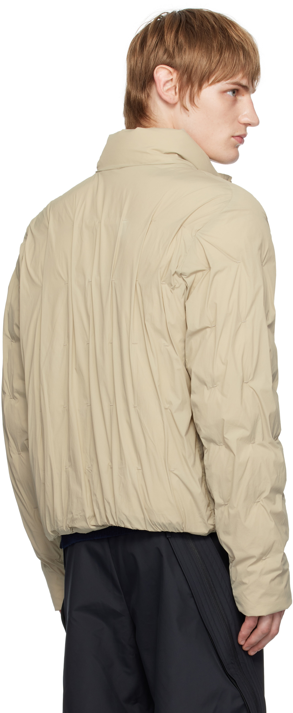 POST ARCHIVE FACTION (PAF) Beige 7.0 Right Light Down Jacket POST ARCHIVE FACTION (PAF) Beige 7.0 Right Light Down Jacket