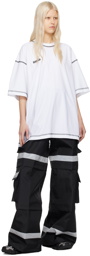 VETEMENTS Black Reflective Cargo Pants