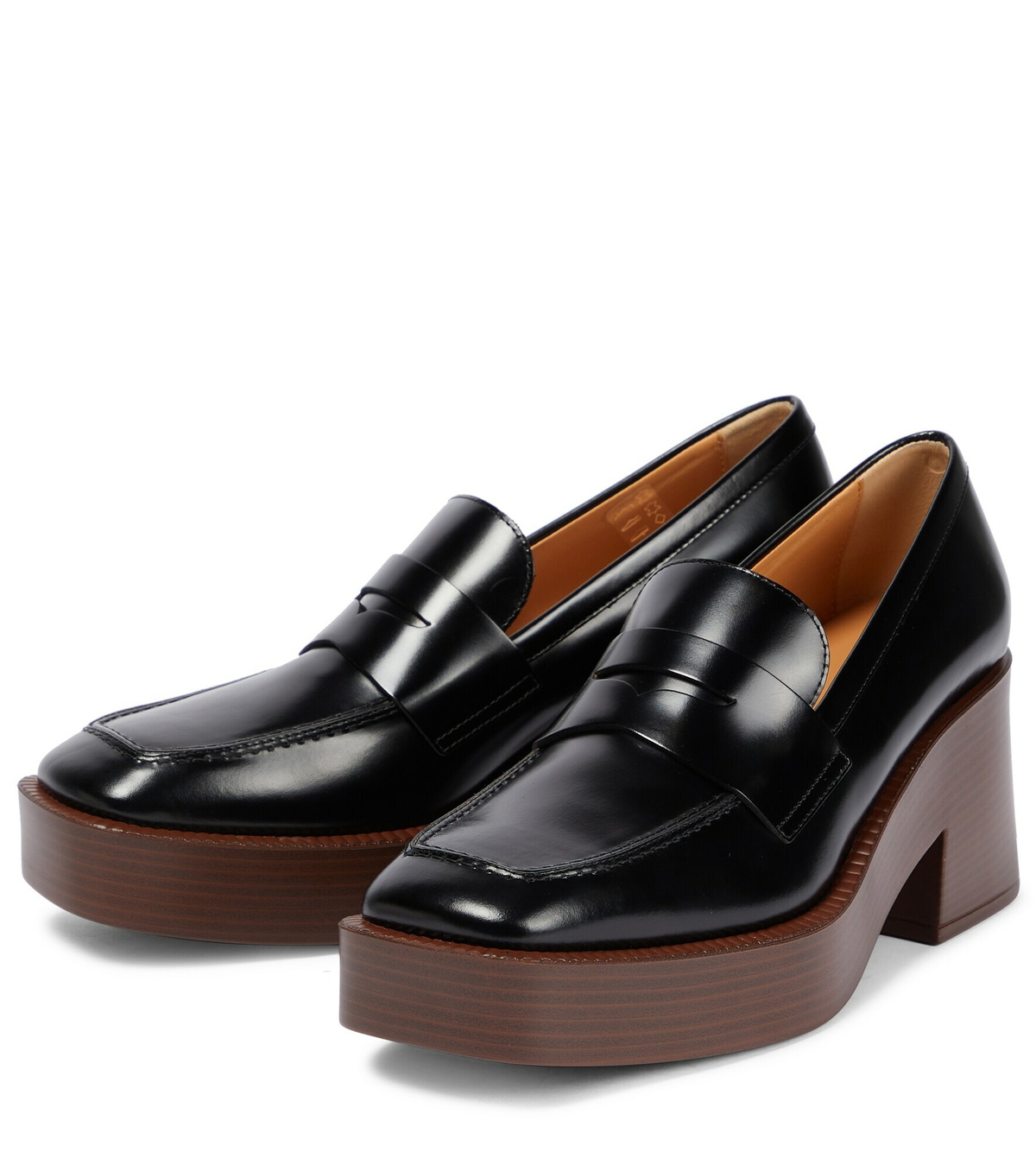tod's platform loafers