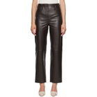 Loulou de Saison Brown COBE LDS Leather Trousers