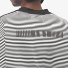Noma t.d. Men's Long Sleeve Logo Stripe T-Shirt in Black