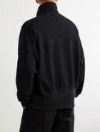 Rick Owens - Wool and Cotton-Blend Zip-Up Sweater - Black