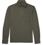 Rubinacci - Cotton-Piqué Polo Shirt - Men - Army green