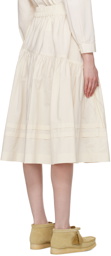 Story mfg. Off-White Juniper Midi Skirt
