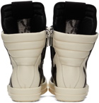 Rick Owens Black Jumbo Laces Geobasket Sneakers