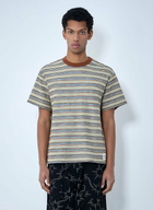 Brain Dead Striped Crewneck T-Shirt