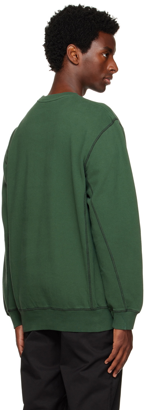 Parel Studios Green Contrast Sweatshirt