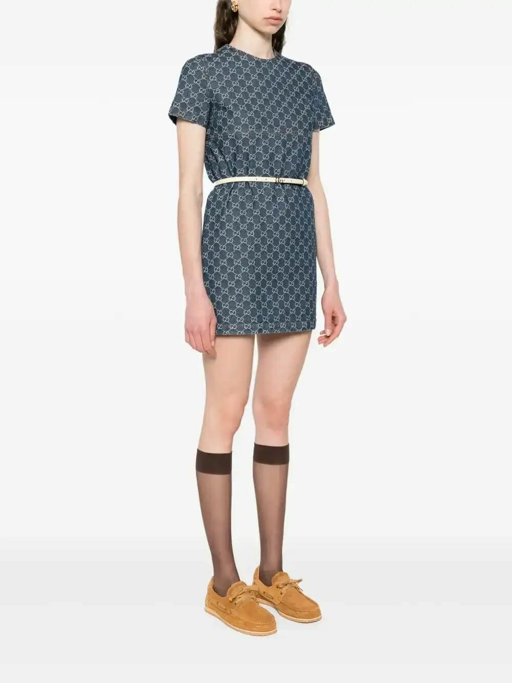 ワンピース Gucci Polo Mini Dress Gucci Interlocking G jersey polo minidress Gucci