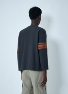 Stüssy Stripe Logo Motif Sweatshirt