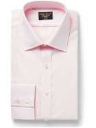 Emma Willis - Genio Slim-Fit Cutaway-Collar Cotton-Piqué Shirt - Pink